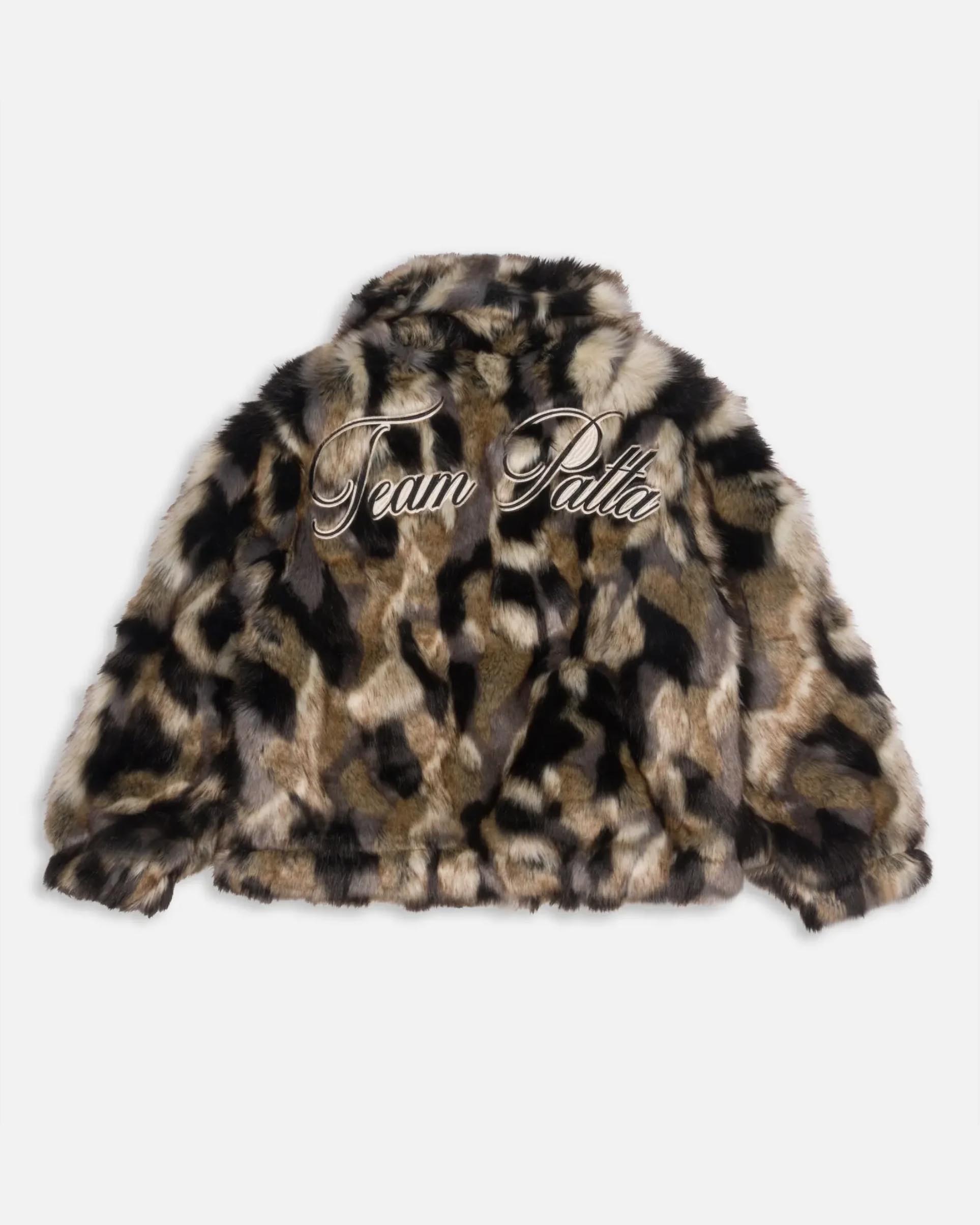 Patta Faux Fur Patchwork Jacket card image