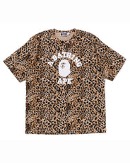 WILD LEOPARD PATTERN COLLEGE RELAXED FIT TEE thumbnail image