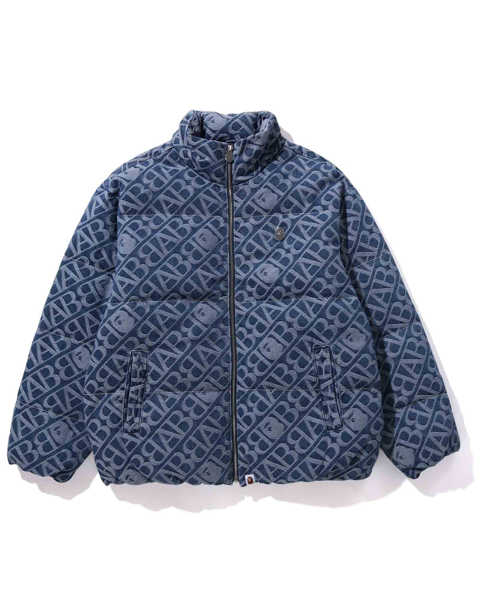 DENIM MONOGRAM PUFFER DOWN JACKET image