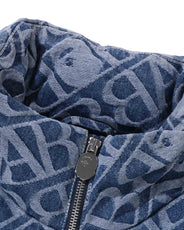 DENIM MONOGRAM PUFFER DOWN JACKET thumbnail image