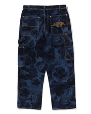 FLORAL CAMO JACQUARD RELAXED FIT 13OZ DENIM WORK PANTS thumbnail image