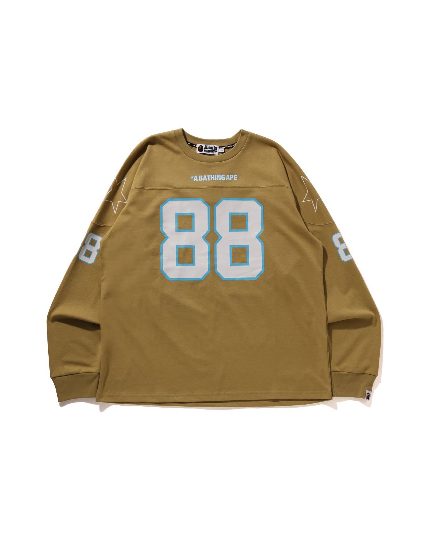 BAPE FOOTBALL RELAXED FIT LS TEE image