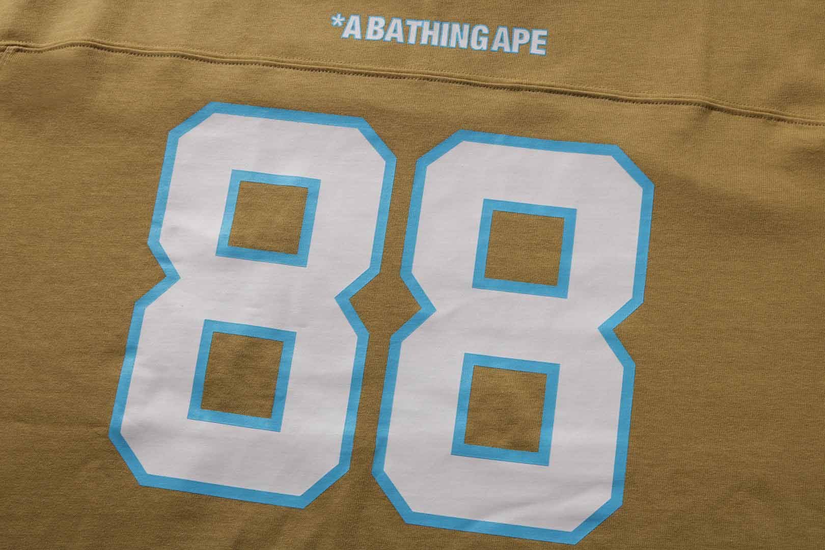 BAPE FOOTBALL RELAXED FIT LS TEE image