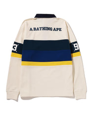 BY BATHING APE STRIPED RUGBY SHIRT thumbnail image