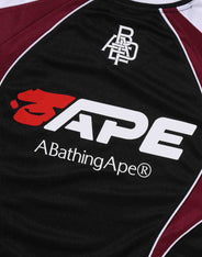 BAPE SOCCER LOGO WARM UP RELAXED FIT LS TEE thumbnail image