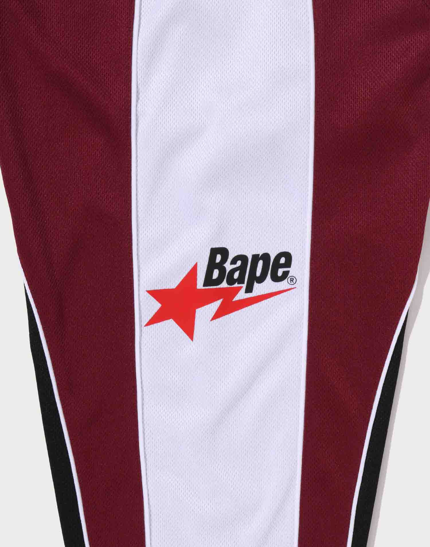 BAPE SOCCER LOGO WARM UP RELAXED FIT LS TEE image