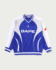 BAPE SOCCER LOGO WARM UP RELAXED FIT LS TEE thumbnail image