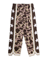 COLOR CAMO MESH HIGH SPLIT SNAP BUTTON RELAXED FIT PANTS thumbnail image