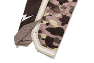 COLOR CAMO MESH HIGH SPLIT SNAP BUTTON RELAXED FIT PANTS thumbnail image