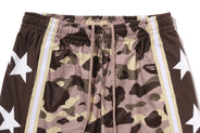 COLOR CAMO MESH HIGH SPLIT SNAP BUTTON RELAXED FIT PANTS thumbnail image