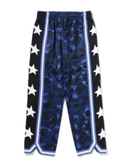 COLOR CAMO MESH HIGH SPLIT SNAP BUTTON RELAXED FIT PANTS thumbnail image
