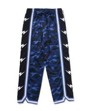 COLOR CAMO MESH HIGH SPLIT SNAP BUTTON RELAXED FIT PANTS thumbnail image