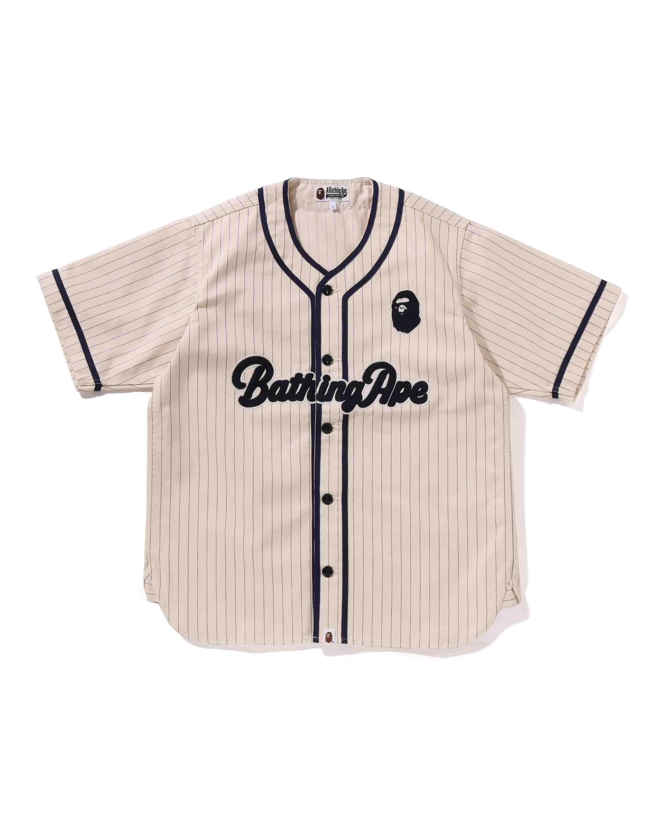 A BATHING APE BASEBALL SHIRT image