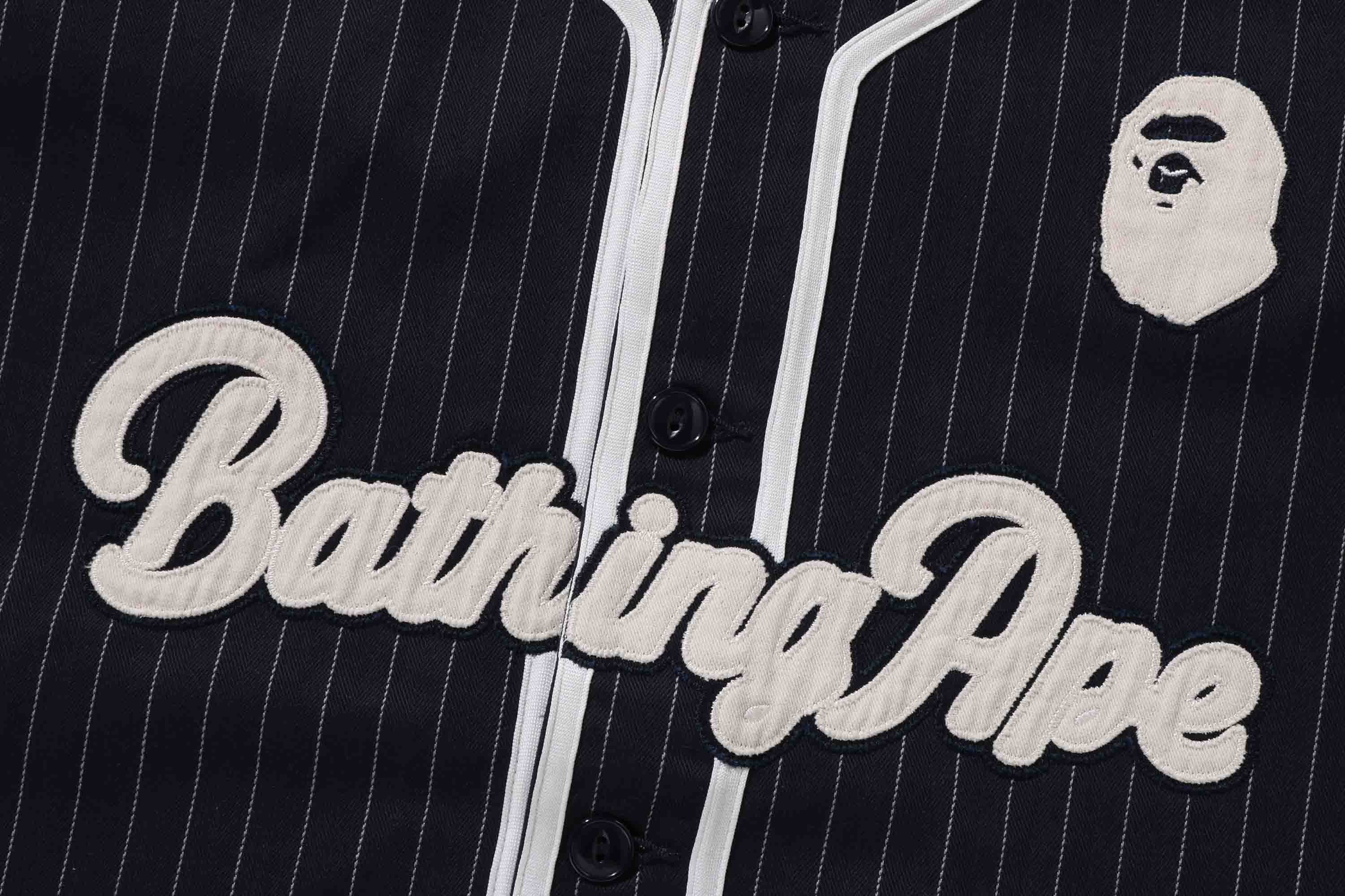 A BATHING APE BASEBALL SHIRT image