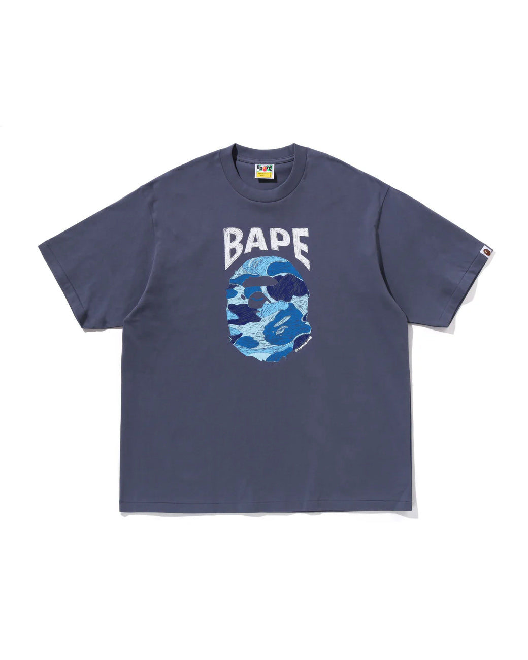 ABC CAMO HAND DRAW APE HEAD RELAXED FIT TEE image