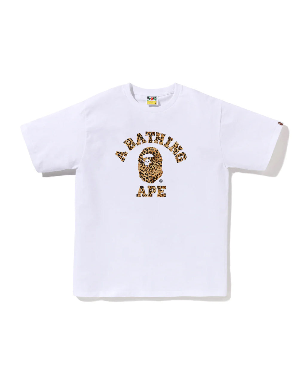 WILD LEOPARD PATTERN COLLEGE TEE image