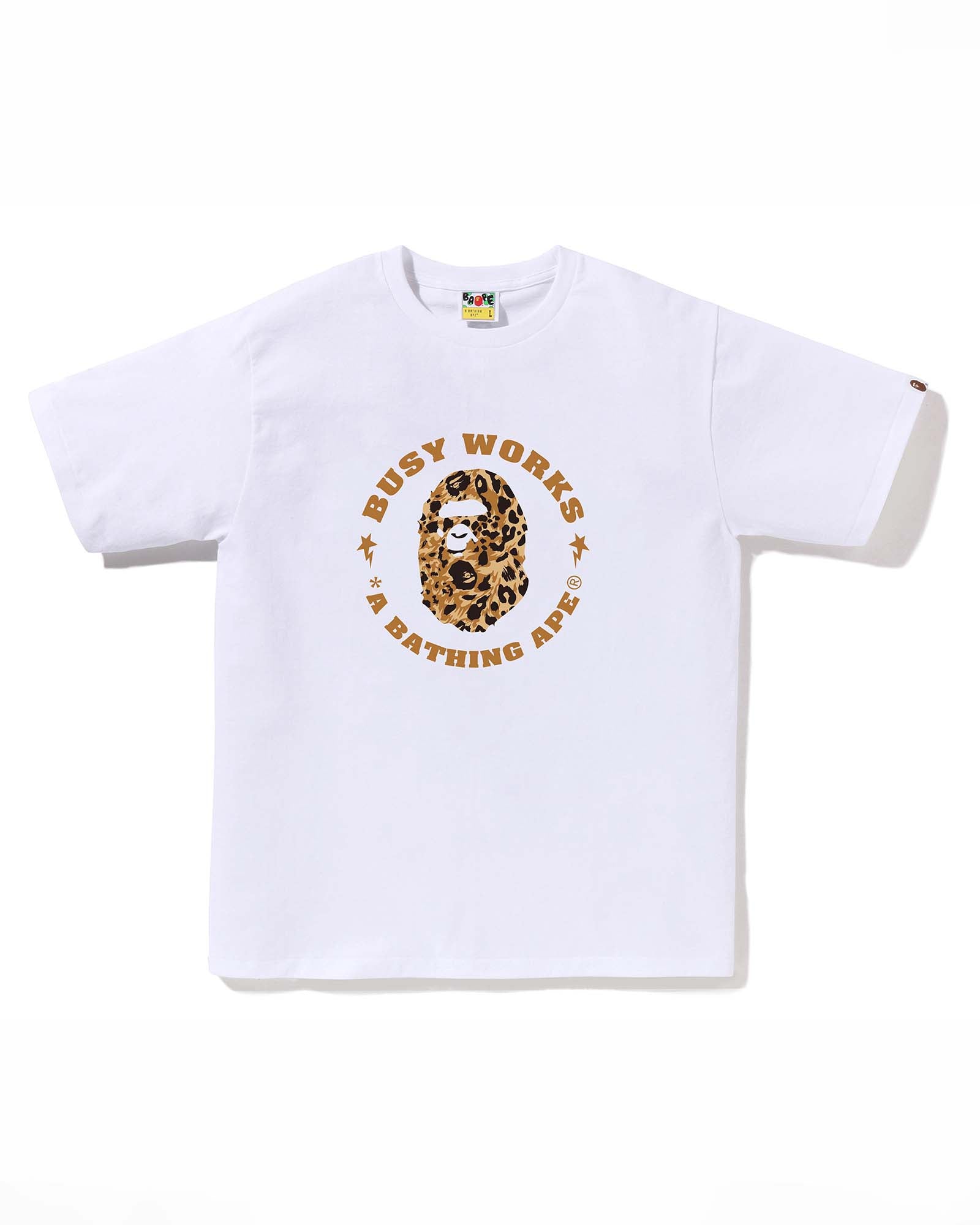 WILD LEOPARD PATTERN BUSY WORKS STA TEE image