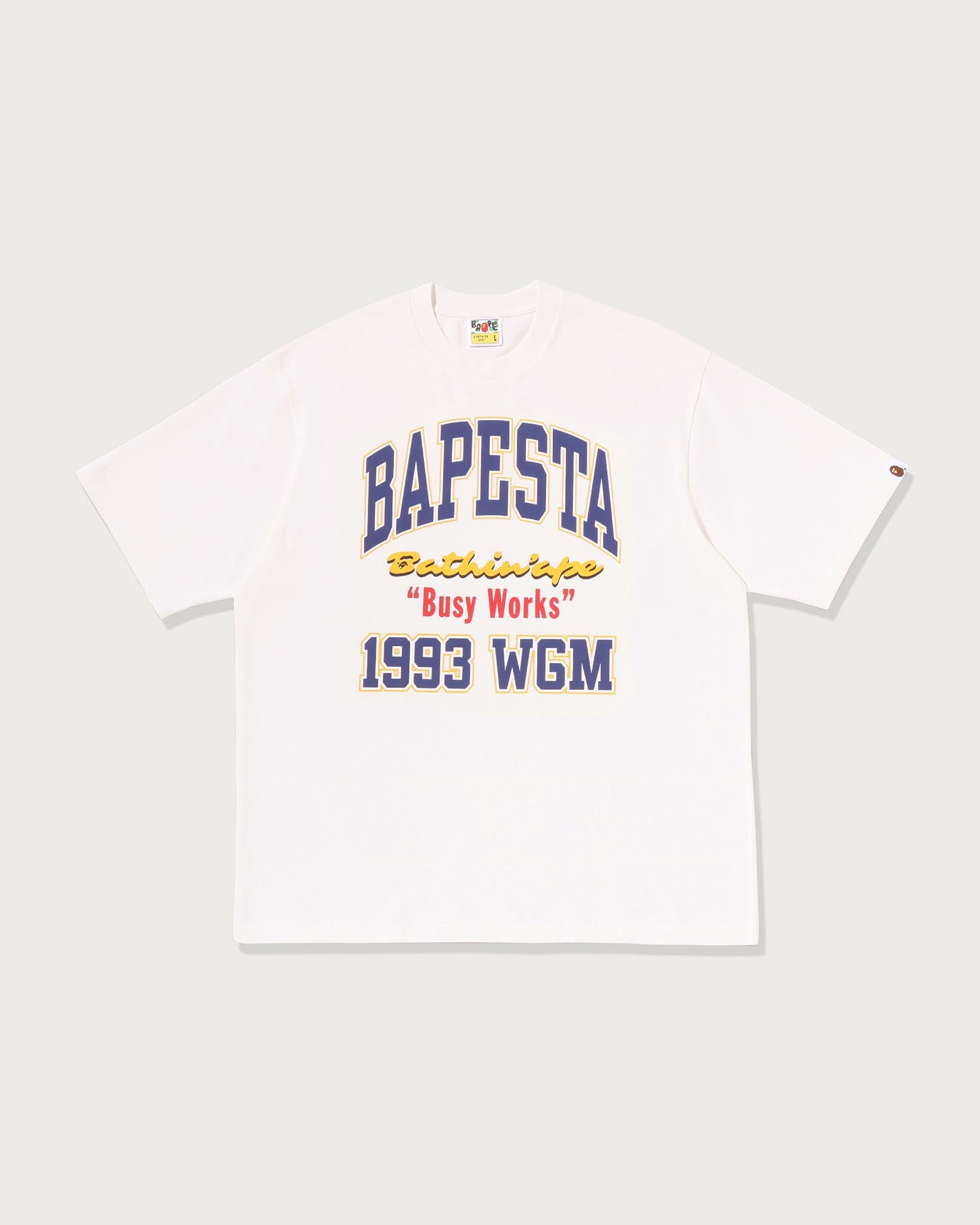 BAPE STA COLLEGE RELAXED FIT TEE image