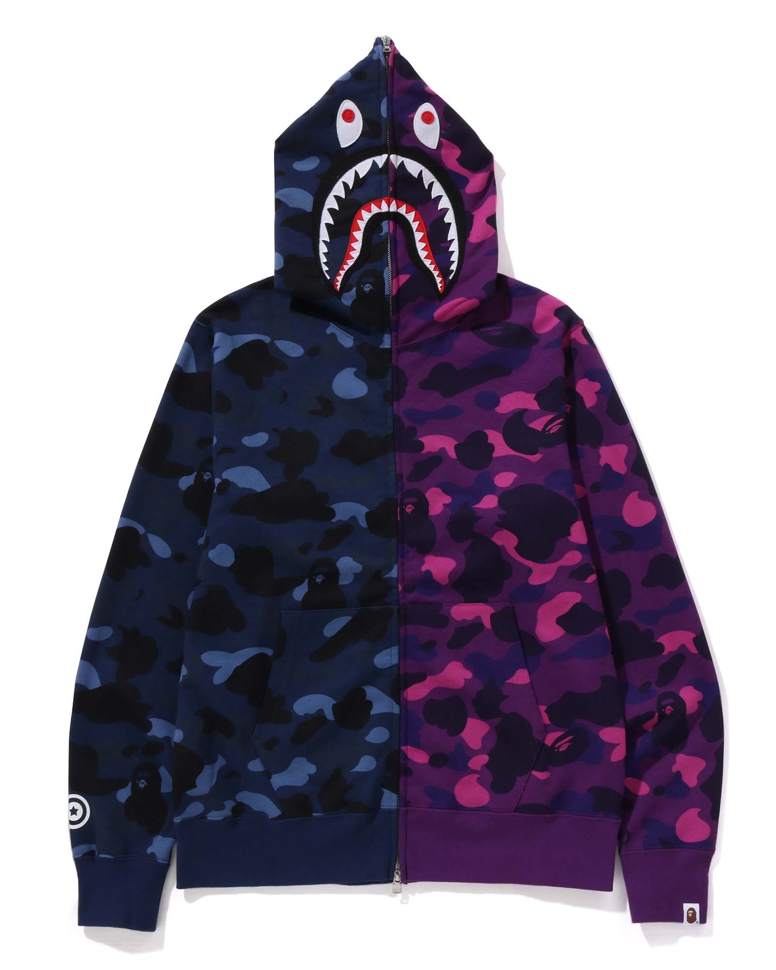 COLOR CAMO SEPARATE SHARK FZ HOODIE image