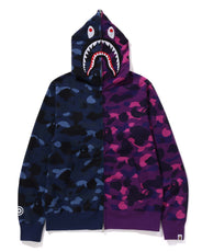 COLOR CAMO SEPARATE SHARK FZ HOODIE thumbnail image