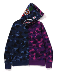 COLOR CAMO SEPARATE SHARK FZ HOODIE thumbnail image