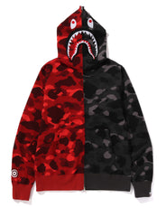 COLOR CAMO SEPARATE SHARK FZ HOODIE thumbnail image