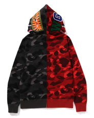 COLOR CAMO SEPARATE SHARK FZ HOODIE thumbnail image