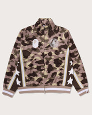 COLOR CAMO MESH RELAXED FIT TRACK JACKET thumbnail image