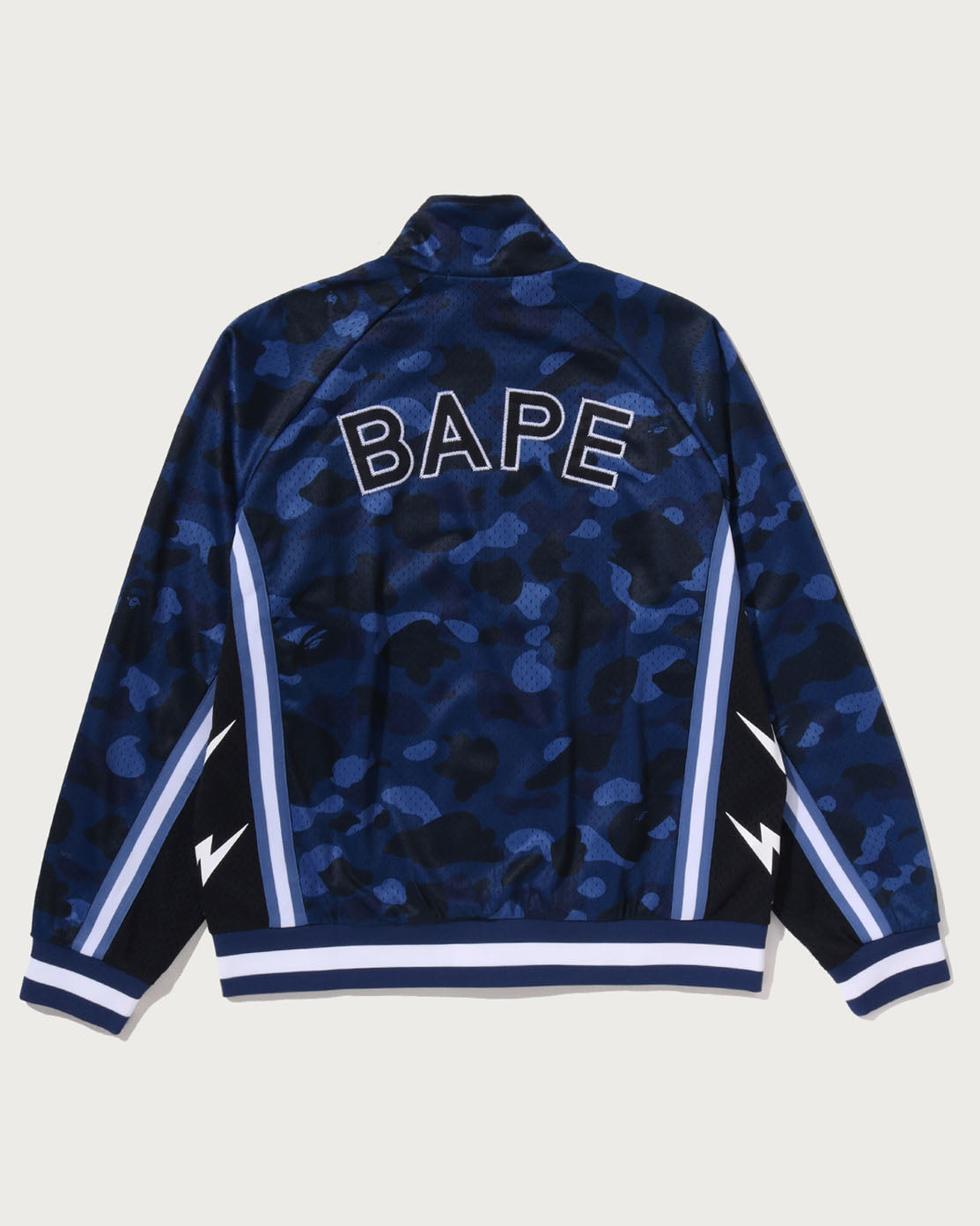 COLOR CAMO MESH RELAXED FIT TRACK JACKET image