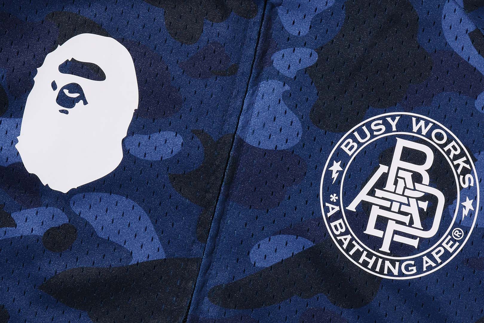 COLOR CAMO MESH RELAXED FIT TRACK JACKET image