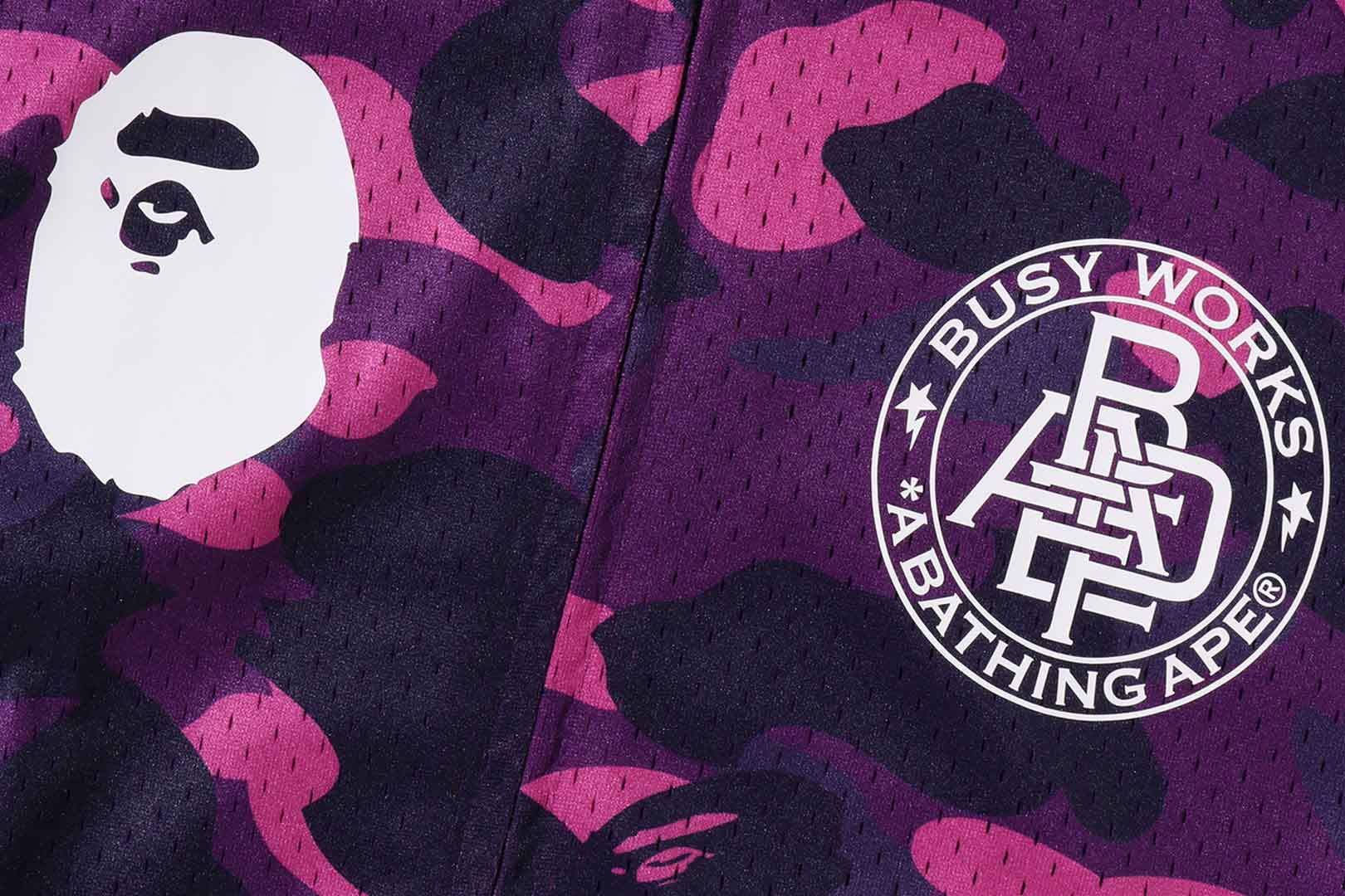 COLOR CAMO MESH RELAXED FIT TRACK JACKET image