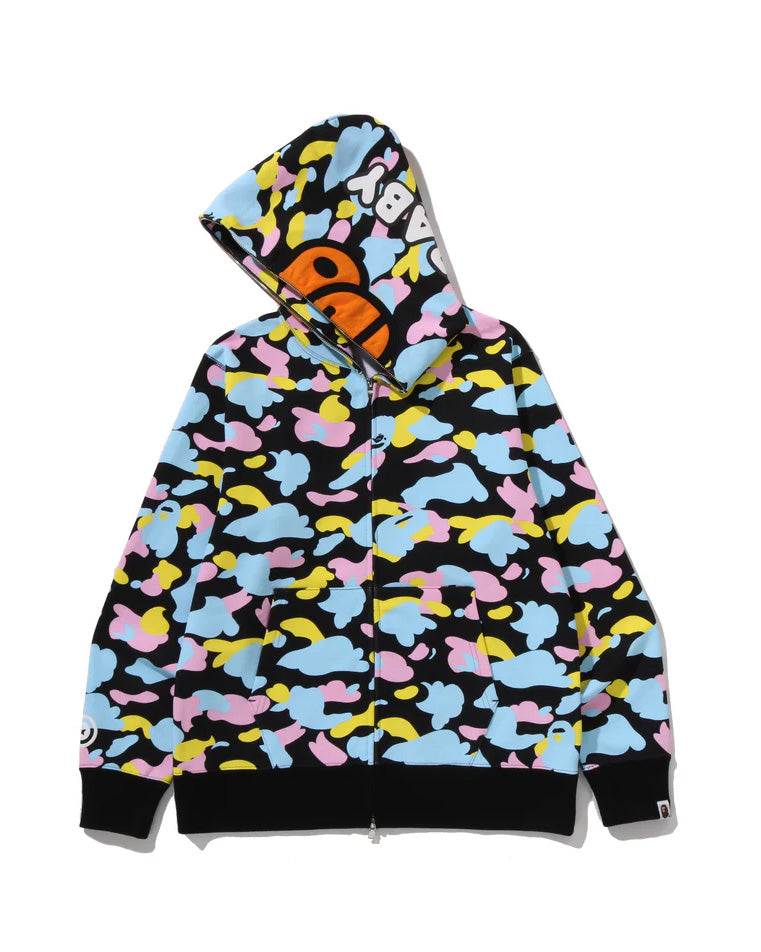NEW MULTI CAMO BABY MILO REGULAR FIT FULL ZIP HOODIE image