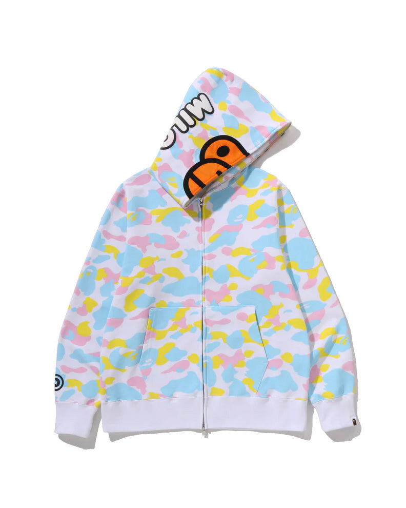 NEW MULTI CAMO BABY MILO REGULAR FIT FULL ZIP HOODIE image