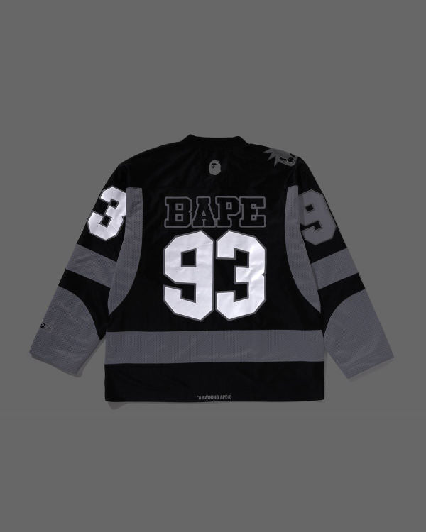 MULTI LOGO RELAXED FIT LS ICE HOCKEY JERSEY image