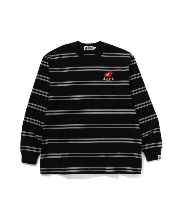 APE HEART HOOP L/S TEE image