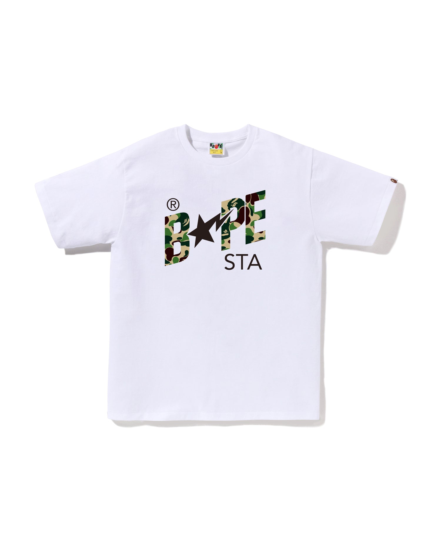 ABC CAMO BAPE STA LOGO TEE image