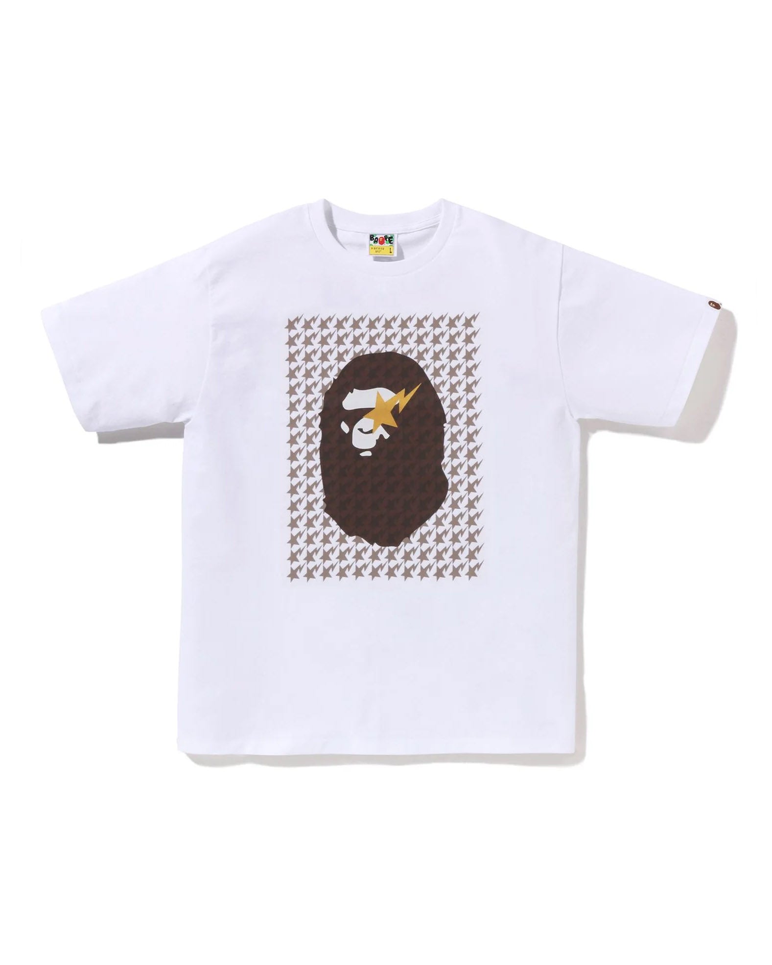 STA HOUNDSTOOTH APE HEAD TEE image