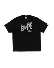 WILD LEOPARD PATTERN BAPE STA LOGO RELAXED FIT TEE thumbnail image
