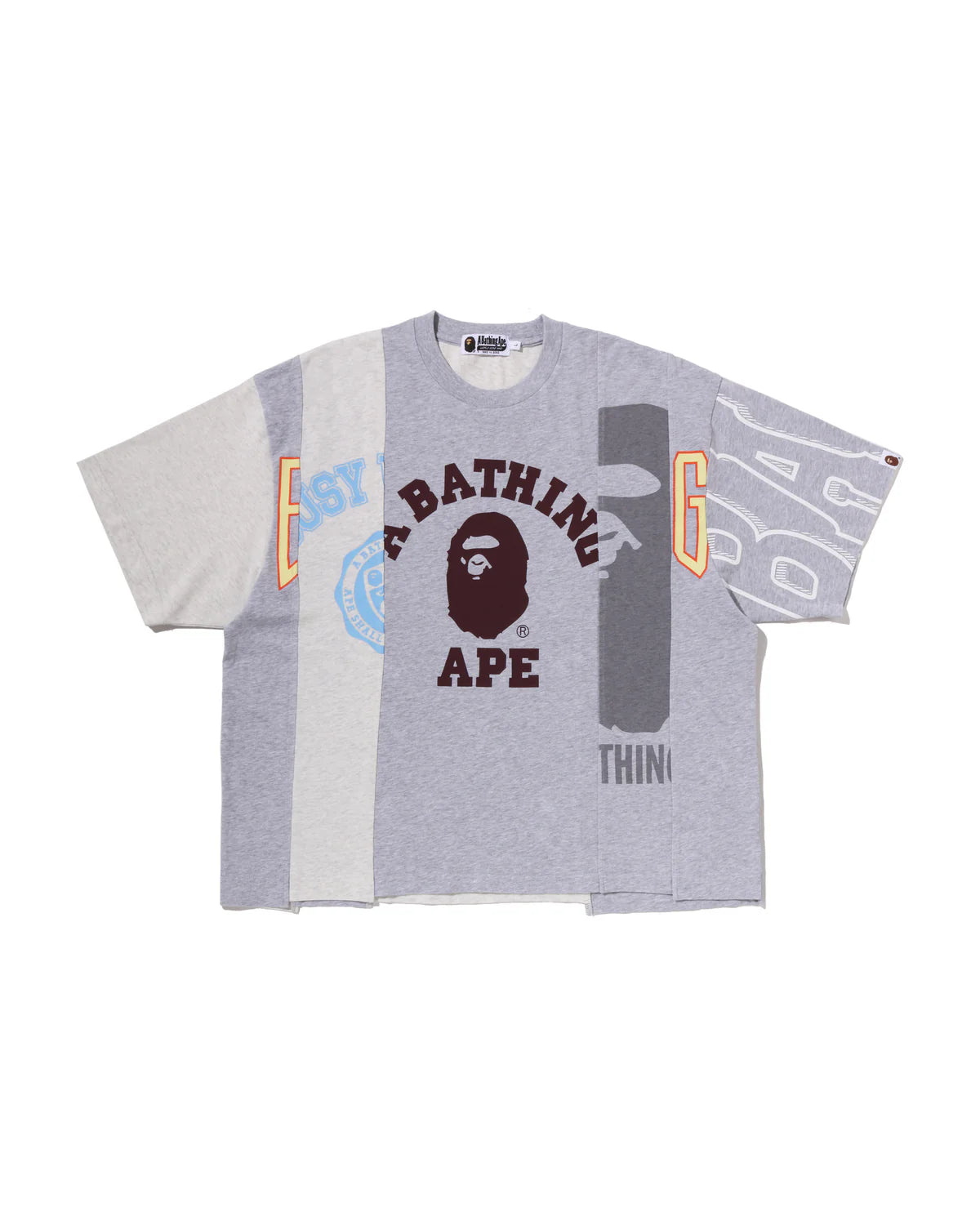UPCYCLED MULTI LOGO CROPPED FIT TEE image