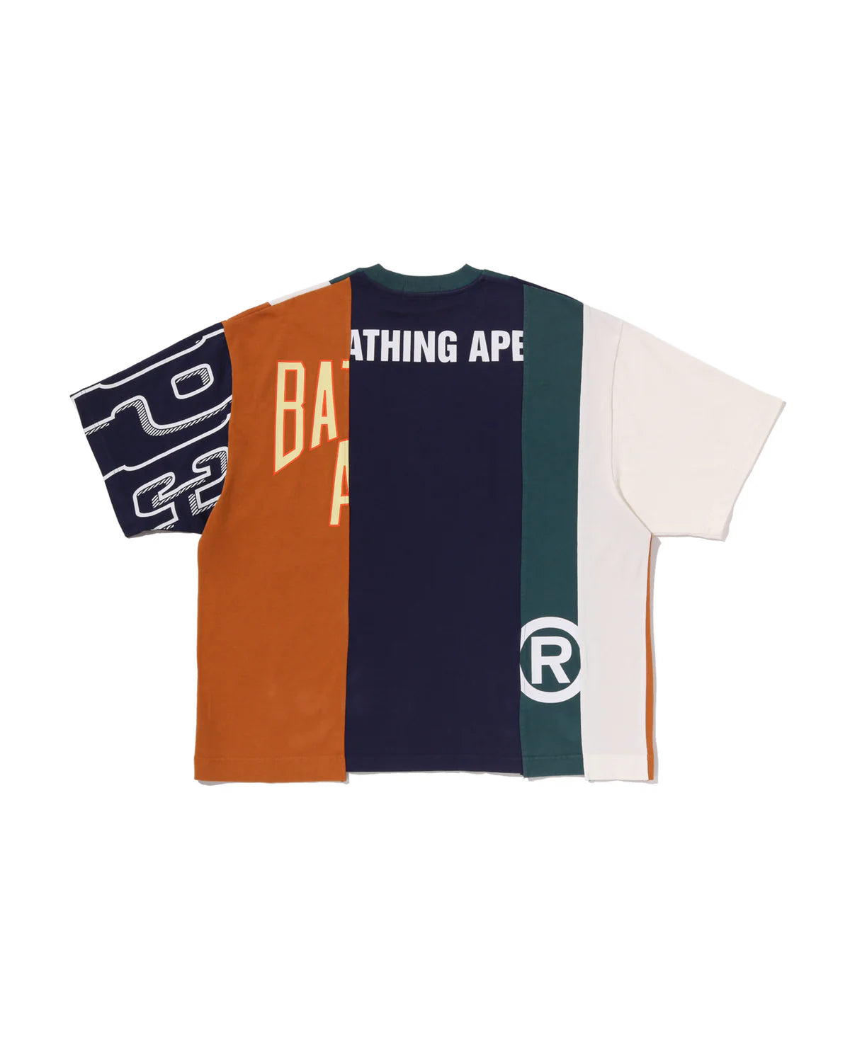 UPCYCLED MULTI LOGO CROPPED FIT TEE image
