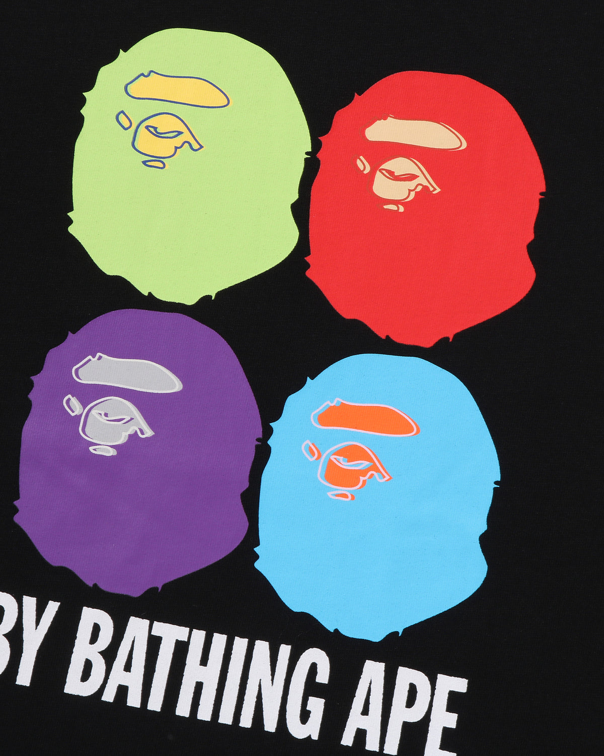Multi Ape Head By Bathing Ape Relaxed Fit Tee image