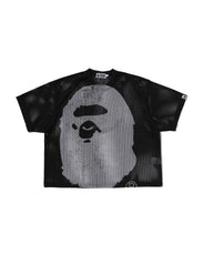 WATER PRINT APE HEAD MESH RELAXED FIT TEE thumbnail image