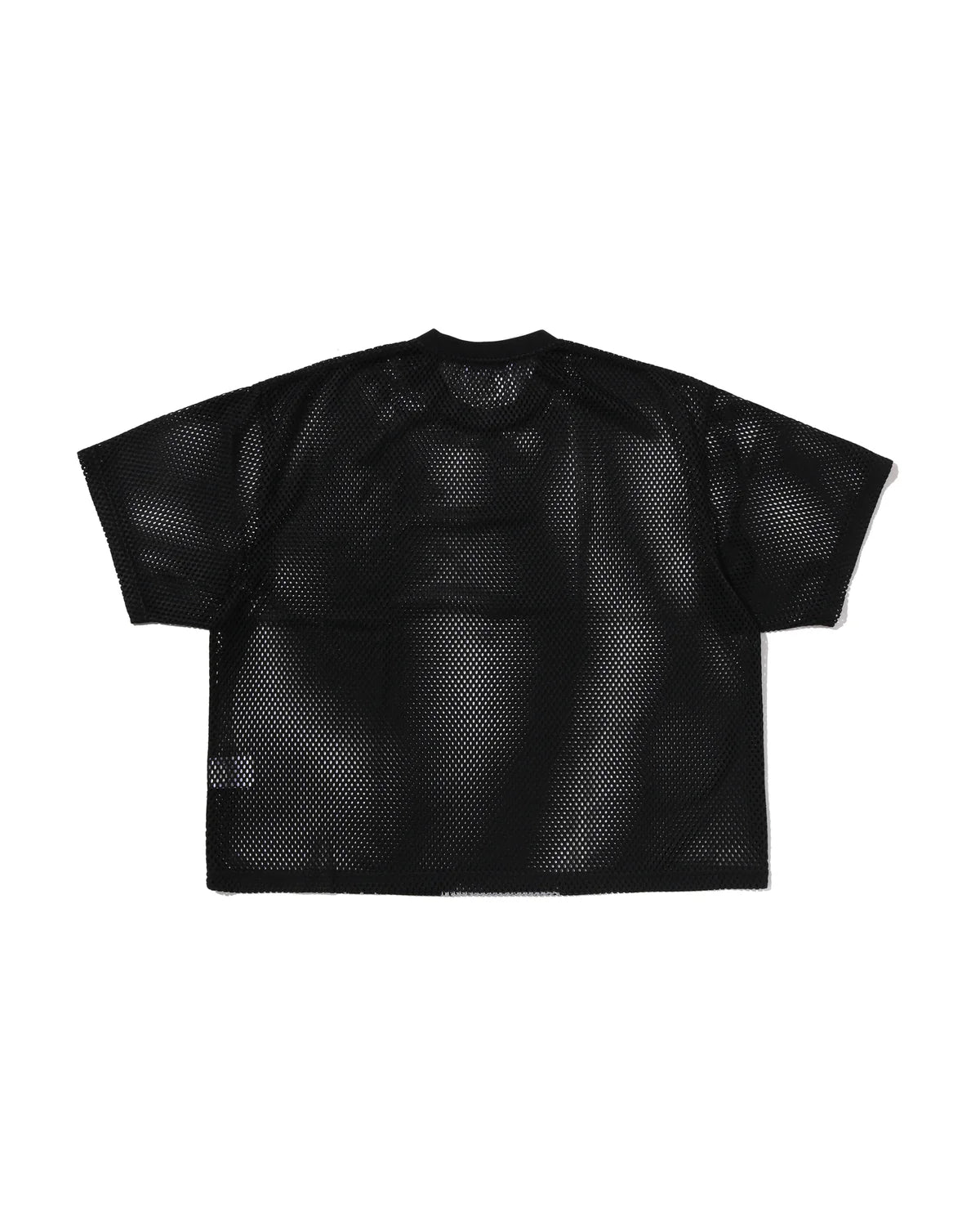 WATER PRINT APE HEAD MESH RELAXED FIT TEE image