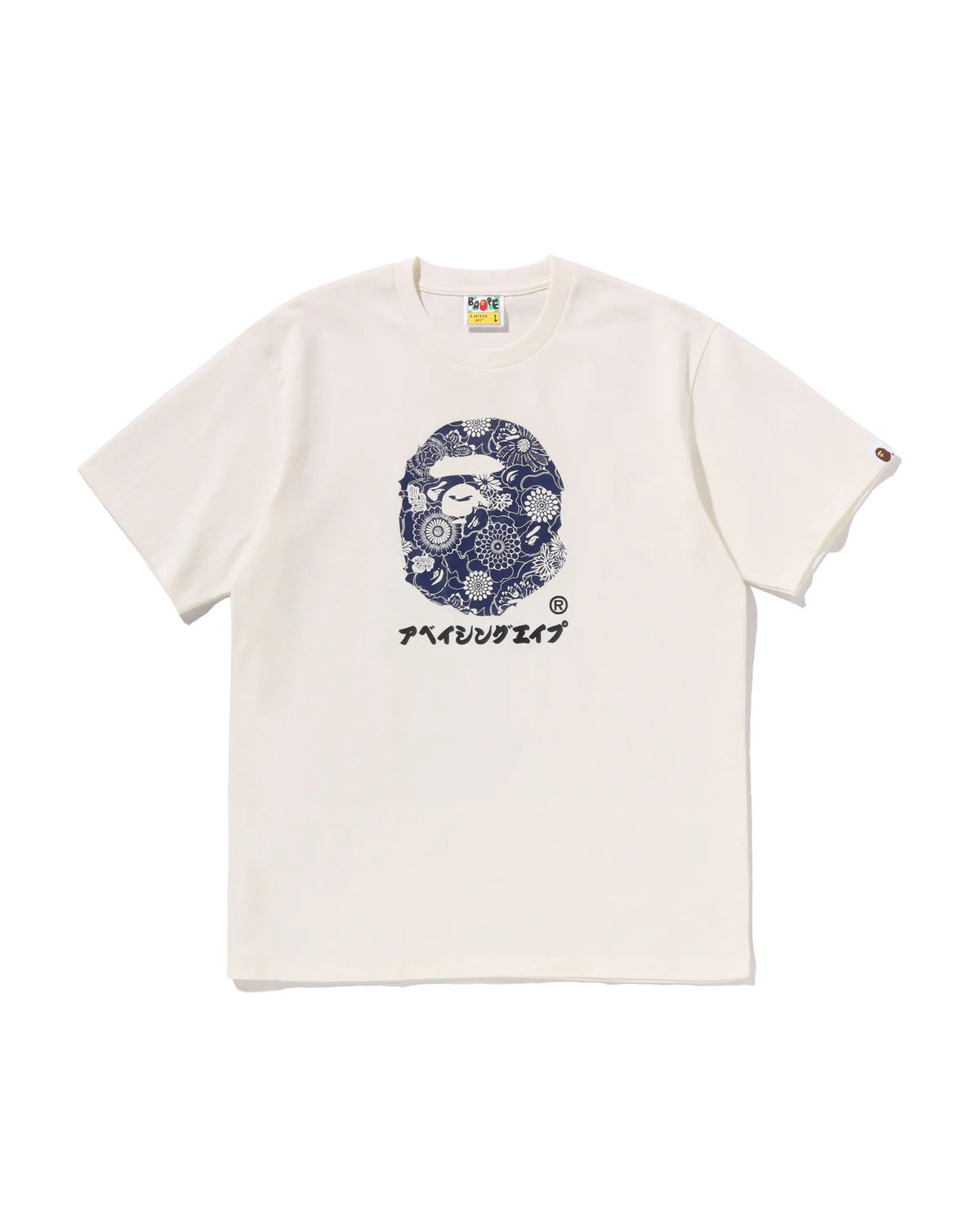 JAPANESE INDIGO ART CAMO BY BATHING APE TEE image