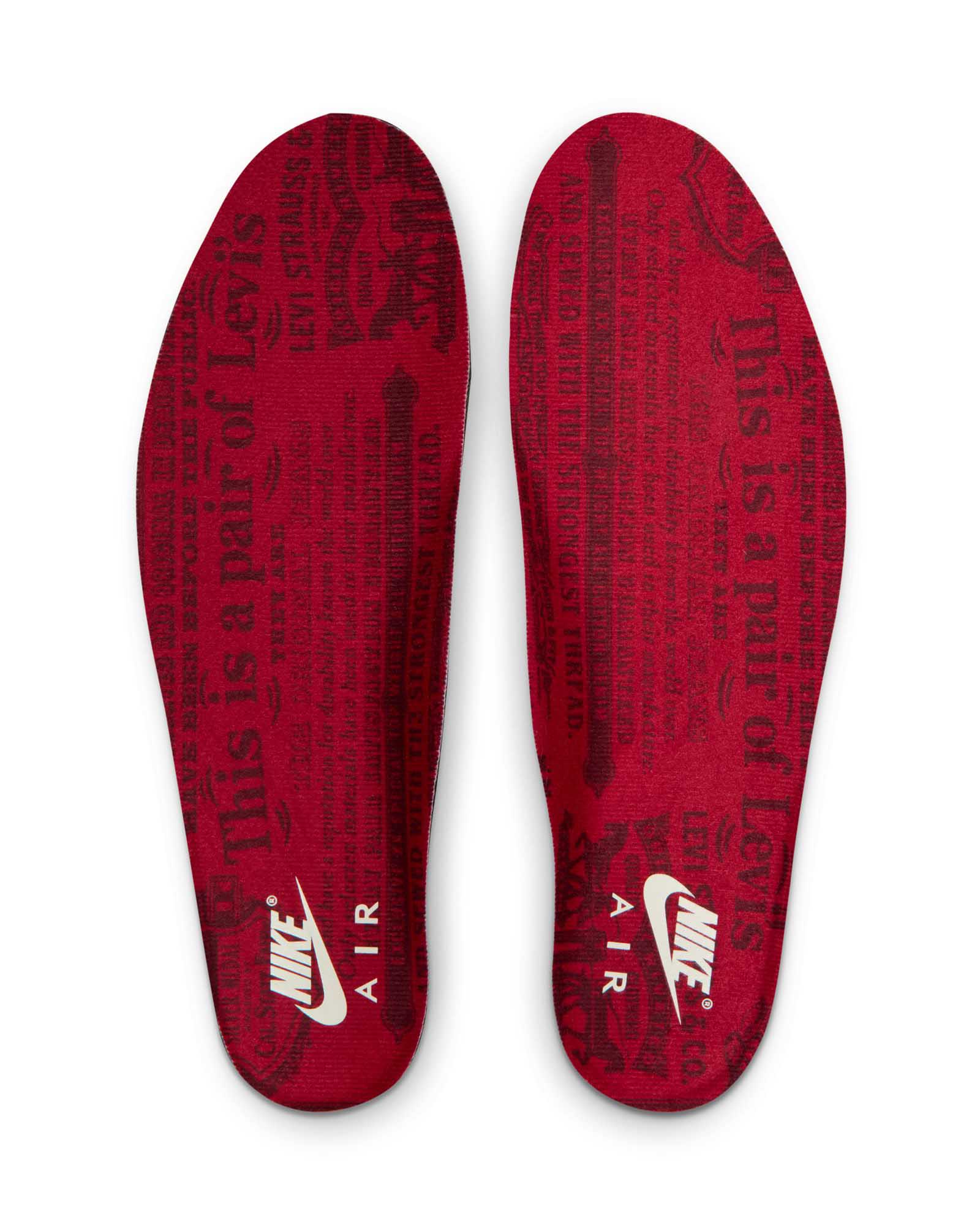 Air Jordan 3 X Levi´s Indigo and Gym Red image