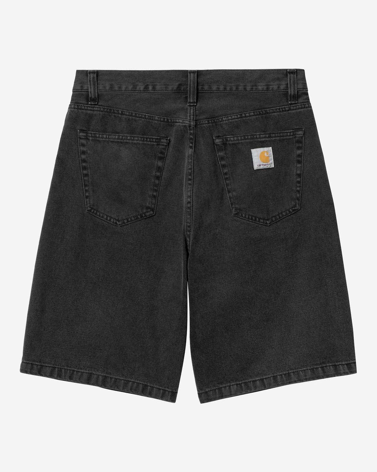 Landon Shorts Black Stoned Wash image