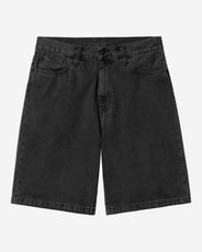 Landon Shorts Black Stoned Wash thumbnail image