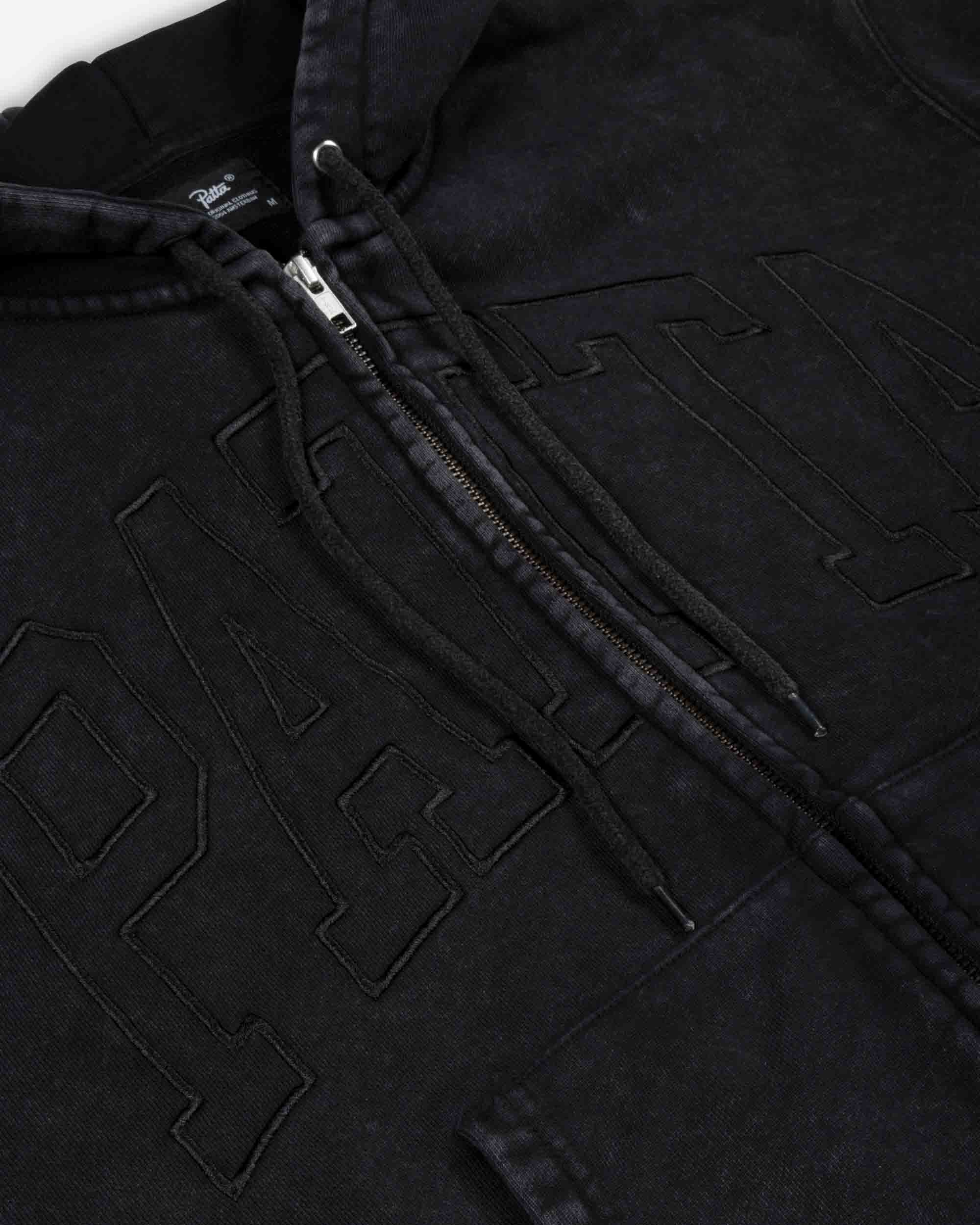 Patta Loopback Logo Zip Hooded Sweater image