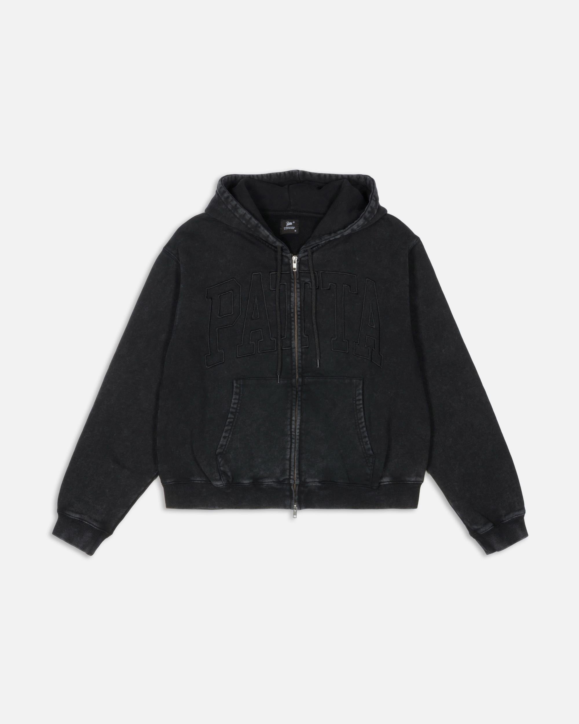 Patta Loopback Logo Zip Hooded Sweater image