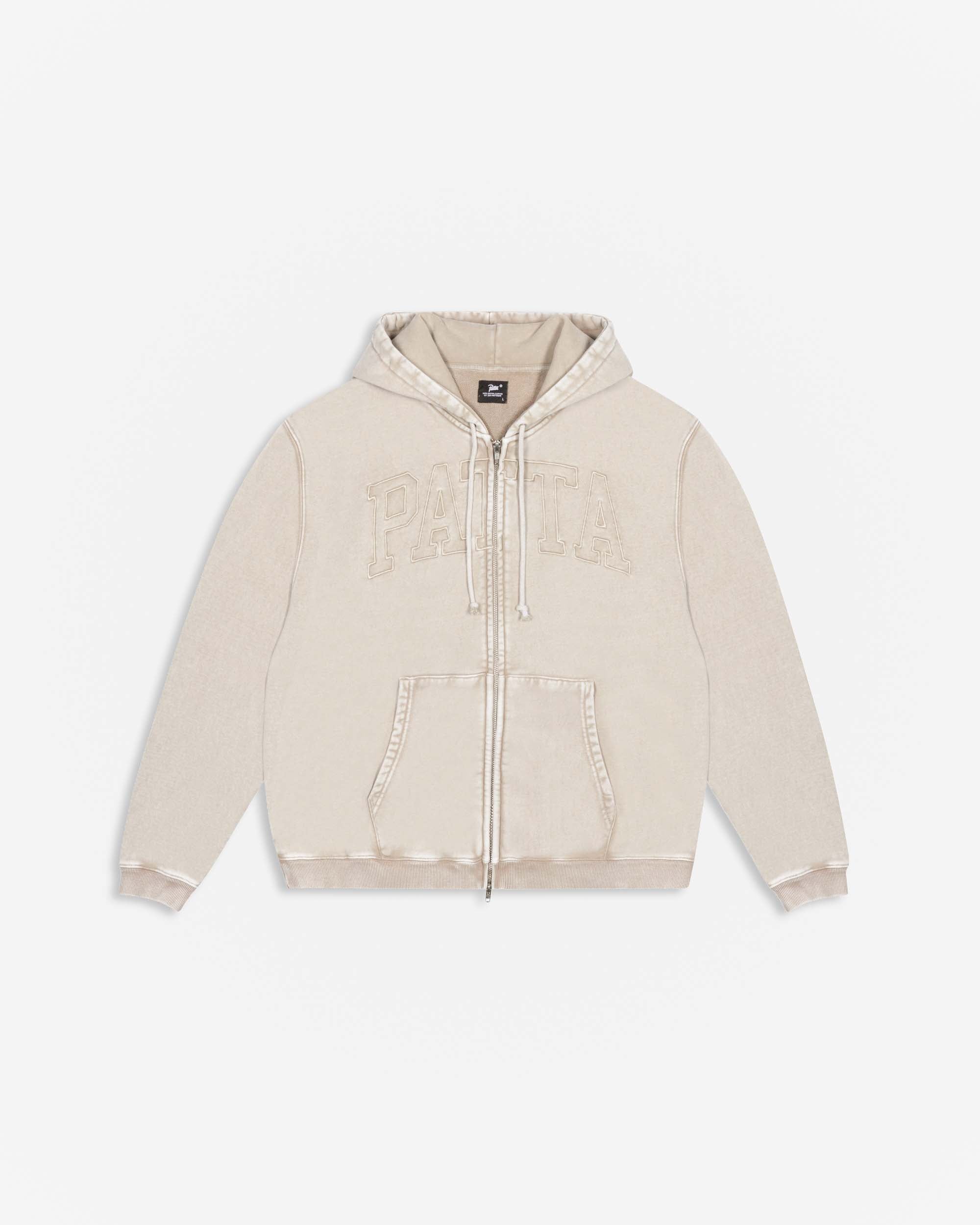 Patta Loopback Logo Zip Hooded Sweater image